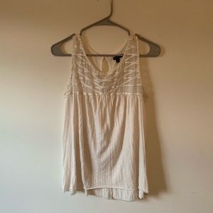 Cream tank top